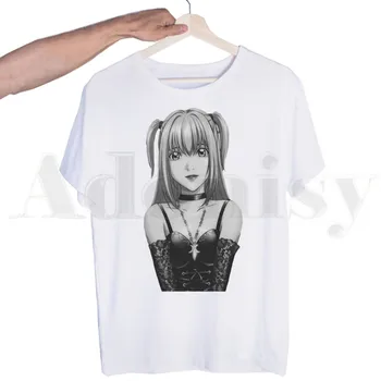 Death Note Misa Amane Japonų Anime, Manga vyriški Marškinėliai trumpomis Rankovėmis Juokinga Harajuku Marškinėlius Viršūnes vyriški T-shirt Streetwear