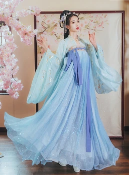Kinijos cosplay tradicinių Jinmeihe Hanfu woemn senovės princesė kostiumas nacionalinės Hanfu etape kostiumas liaudies šokių hanfu suknelė