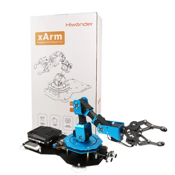 2020 xArm2.0 6DOF Aliuminio roboto ranka Serial bus Servo Scratch / Python Švietimo robotas Inverse kinematics algoritmas