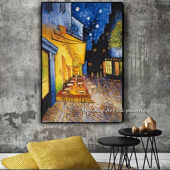 Top rankų darbo Wheatfield Su Cypresses Van Gogho Paveikslą Ant Sienos Garsaus Kraštovaizdžio nuotraukos Sienos Meno tapybos Drobės