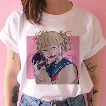 Senpai Himiko Toga waifu moterų marškinėliai Anime juokinga kawaii 90s japonijos marškinėlius moterų drabužių streetwear marškinėliai tee viršų