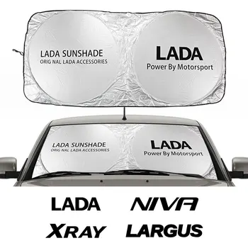 Automobilio priekinį Stiklą Saulės Pavėsyje Padengti Lada LARGUS Fl NIVA 