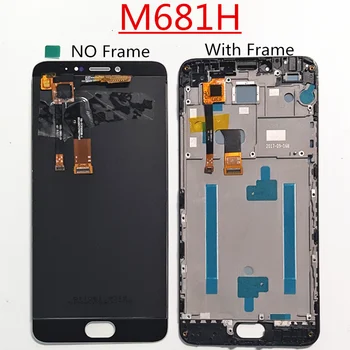 UŽ Meizu M3 pastaba M681H M681M M681Q LCD Ekranas +Touch Ekranas+įrankiai skaitmeninis keitiklis Asamblėjos Pakeisti telefono Meilan Note3 LCD