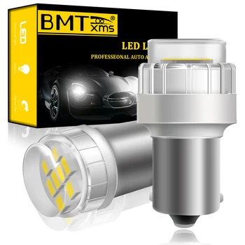 BMTxms 2vnt BMW 3 Serijos E90 E91 F30 F31 E46 Canbus Klaidų LED 1156 BA15S P21W Automobilių Galinis Atvirkštinio Atsarginės Lemputės