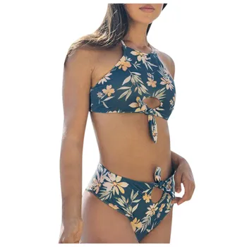 KANCOOLD maudymosi kostiumėlį Moterų Spausdinimo Plaukimas Jūros Kostiumų Kamšalu Monokini Push Up Bikini Rinkiniai, Kasdien nauja maudymosi kostiumėliai moterims 2020JAN29