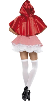 Plius Dydis S-6XL Moterys Mažai Raudona Jojimo Hood Fancy Dress Helovinas Šeimai Šalis Pasakų Knyga Savaitę Fantasia Kostiumas