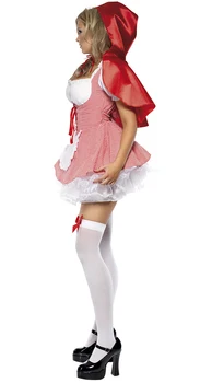 Plius Dydis S-6XL Moterys Mažai Raudona Jojimo Hood Fancy Dress Helovinas Šeimai Šalis Pasakų Knyga Savaitę Fantasia Kostiumas