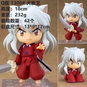 Inuyasha #1300 PVC Veiksmų Skaičius, Modelis Žaislas 100mm Anime Inuyasha Statulėlės Mielas Žaislai, Lėlės Dovana