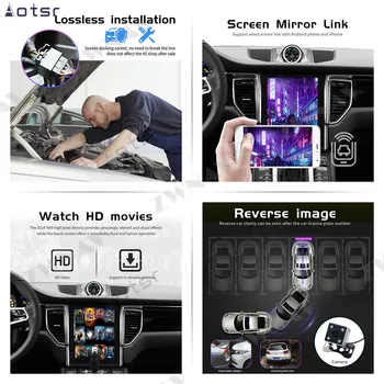 Automobilio Multimedijos Grotuvas Stereo GPS DVD Radijo Navigacijos Android 9.0 Ekranas 