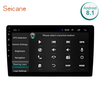 Seicane Automobilio Radijo Universalus HD Tochscreen 9 Colių Android 9.1 2din Bluetooth, Wifi, GPS, Stereo Multimedia Player Galvos Vienetas