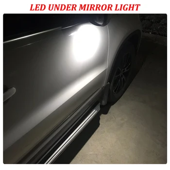 Baltas VW GTI Golfo Triušių 5 MK5 MKV, led interjero šviesos kit + Atvirkštinės lemputė + Pagal veidrodis + Licenciją plokštelės + Parkavimo žibintas