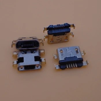 5vnt Už Oukitel WP6 Micro USB jungtis jack lizdas, mini Įkrovimo lizdas DC pakeitimo 5pin