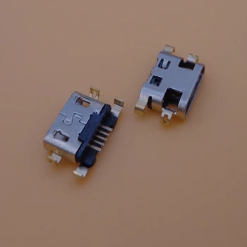 5vnt Už Oukitel WP6 Micro USB jungtis jack lizdas, mini Įkrovimo lizdas DC pakeitimo 5pin