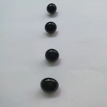 100VNT Plastikiniai Mygtukai Suapvalinti Butas Juodas Akis, Plastikiniai Akys Lėlėms Priėmimo Žaislai Meškiukas Lėlės Akys Amigurumi Lėlės Priedai