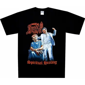 Mirties Dvasinio Gydymo Shirt S-XXL Death Metalo marškinėliai europos sąjungos Oficialusis T-Shirt Naujas Cool Trumpas Rankovės Marškinėliai Vyrams