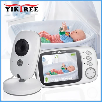 Yiktree 3.2 colių Belaidžio Vaizdo Spalvos Baby Monitor 2 būdas Kalbėti Kūdikių Auklė Saugumo Kameros Naktinio Matymo Temperatūros Stebėjimas