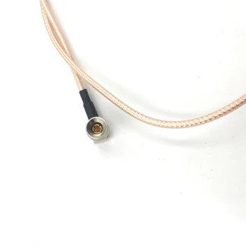 BNC Dešinę Kampu Vyrų pertvara su Mini BNC stačiu kampu 1.0/2.3 DIN vyrų RF, Coaxial RG179 SDI kabelis jumper galiuku