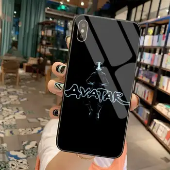 Avatar the Last Airbender Telefono dėklas, Padengti Grūdinto Stiklo iPhone 11 Pro XR XS MAX 8 X 7 6S 6 Plus SE 2020 atveju