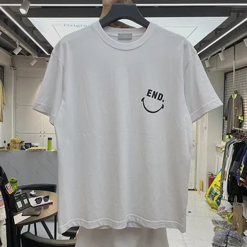 2020ss Pabaigos spausdinimo T-shirt Vyrai Moterys Aukščiausios Kokybės marškinėliai Balti Juodi Stalviršiai, Negabaritinių Tee