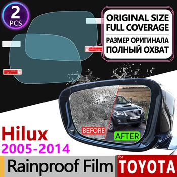 Toyota Hilux 2005 - AN10 AN20 AN30 SR5 VIGO Revo Anti Rūko Kino galinio vaizdo Veidrodis Rainproof Anti-Rūko Filmų, Automobilių Reikmenys
