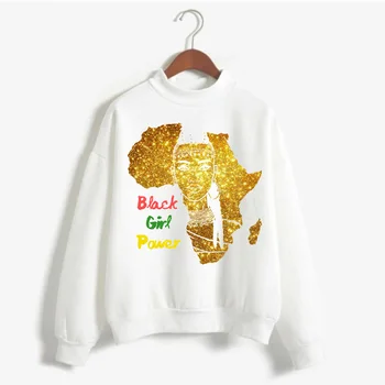 Afrikos Žemėlapyje, Grafinio Palaidinės Moterims, Drabužiai 2020 Harajuku Moterų Hoodies Estetinės Balto Print Puloveriai Sportinę Streetwear
