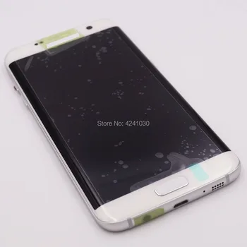 LCD+Touch Ekranas skaitmeninis keitiklis+Rėmo Surinkimo Samsung Galaxy S7 krašto G935T