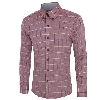 ZOGAA vyrų marškinėliai ilgomis rankovėmis Atsitiktinis medvilnės pledas marškiniai 4 spalvų mens suknelė marškinėliai vyrams drabužius 2018 streetwear vyrų marškiniai plius dydis