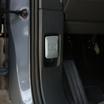 Automobilių Aksesuarai Land Rover Range Rover Evoque L551 2019-2020 ABS Anglies Pluošto Tekstūra/Sidabro Kapoto Jungiklis Skydelio Dangtelį Apdaila
