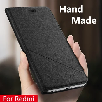 Rankų Už Xiaomi Redmi pastaba 7 6 5 4x 5a redmi K20 7 6 6a pro 3 4 pro 4a 5a Odos Atveju Redmi 5 PU Plus Flip Cover