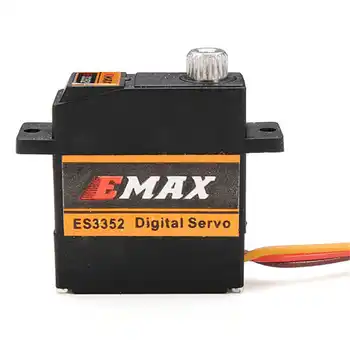 Originalus EMAX ES3352 12.4 g Mini Metal Gear Skaitmeninis Servo RC Sraigtasparnis nemokamas pristatymas