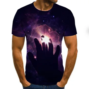 2020 metų Vasaros Naujas Vyrų Kvėpuojantis t-shirt Gražus 3D Spausdinimo Vyrų Trišakiai Trumpi rankovėmis O apykaklė Laisvi Vyrai t shirts XXS-6XL