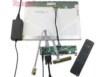Yqwsyxl Rinkinys B156XW02 V2 / B156XW02 V2 HW4A TV+HDMI+VGA+AV+USB LCD LED ekrano Valdiklio Tvarkyklę Valdyba