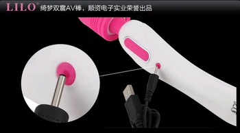 USB Įkrovimo Magic Wand Massager Body Massager Klitorio Vibratorius AV Vibratoriai Suaugusiųjų Sekso Žaislai Porų Sekso Produktai