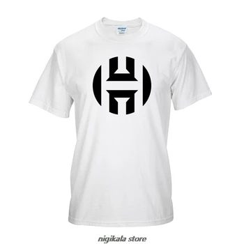 James Harden T-shirt Naujas Mados Vyrams trumpomis Rankovėmis O-kaklo Medvilnės Laisvi marškinėliai Hip-Hop Atsitiktinis Juoda Balta Raudona Viršūnės