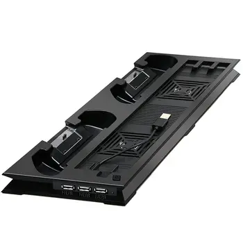 OSTENT Aušintuvo Ventiliatoriaus Aušintuvas USB Hub Valdytojas Įkroviklis Stotis Vertikalus Stovas Sony PS4 Slim Konsolės
