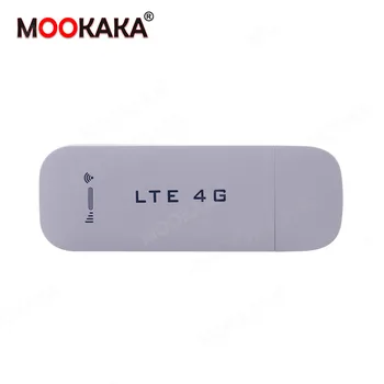 4G MODEMĄ 150Mbps 4G LTE USB Modemas Adapteris Belaidis USB Tinklo plokštė Universalus Belaidis Modemas, Baltas 4G Wi-fi 