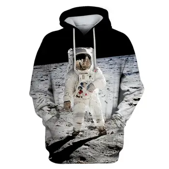 PLstar Kosmosas 3D Astronautas Fotografavimas Outspace Visą Spausdinti Hoodie kosmonauto kostiumas Palaidinukė Atsitiktinis streetwear sudadera hombre