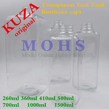 KUZA originalus kuro bakas butelis (be dangtelio) 260 360 410 500 700 1000 1500ml skaidrus butelis kuro bakas, kuro butelis butelis