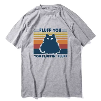 Envmenst 2020 metų Vasaros Marškinėliai vyrams medvilnės Katė Pūkas Jūs Funny Cat t-shirt Meilužio dovana Mens Trumpas Rankovės vatos pagaliukai XS-3XL
