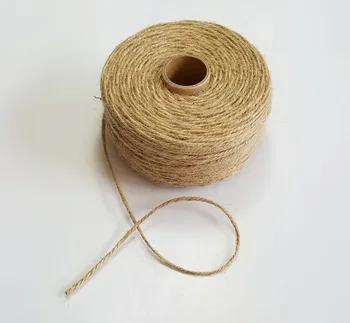 Natūralus Džiuto virvę, 1mm-6mm virvės macrame virvės apdaila rankų darbo 