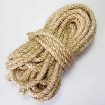 Natūralus Džiuto virvę, 1mm-6mm virvės macrame virvės apdaila rankų darbo 