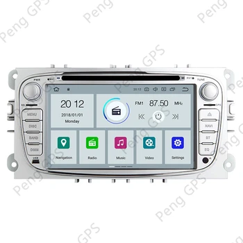 Android 10.0 Multimedia Stereo Ford Focus/S-MAX/Galaxy/C-MAX/Galaxy GPS Navigacijos CD DVD Grotuvas, Veidrodis Nuorodą PX6 Headunit