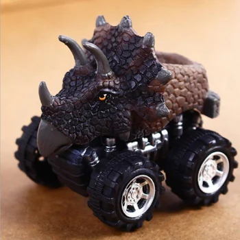 Vaikų Mini Žaislas Dinozauras Automobilio Modelį Tyrannosaurus Žaislas Automobilis Inercijos Veiksmų Automobilių Animacinių filmų Gyvūnų Dinozaurų Berniukas Žaislas Kalėdų Dovana