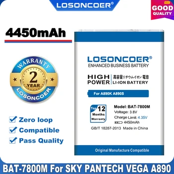 Originalus LOSONCOER 4450mAh GPGB-7800M Aukštos Kokybės Baterija, 