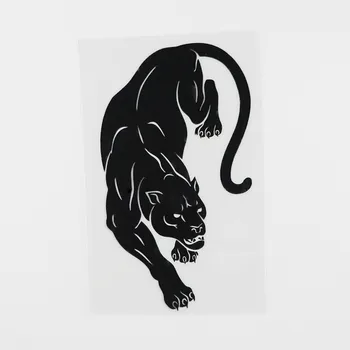 Dekoro Laukinių Kačių Black Panther Džiunglių Genčių Vinilo Automobilių Lipdukas Atspindintis Bamperis Vandeniui Saulės, Automobilių Reikmenys KK15*9cm