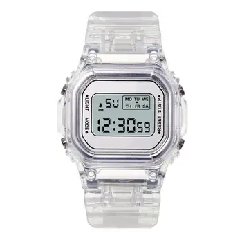 Elektroninių Laikrodžių Moterys Vyrai Unisex LED Skaitmeninio Laikrodžio Silikono Watchband Sporto Laikrodžiai Moterų Laikrodis reloj de mujer