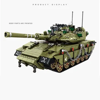 Karinės Serijos Izraelio Armijos Merkava MK4 pagrindiniai kovos tankai vėlai 1970 Statyba Blokai, Plytos, Žaislai, Dovanos