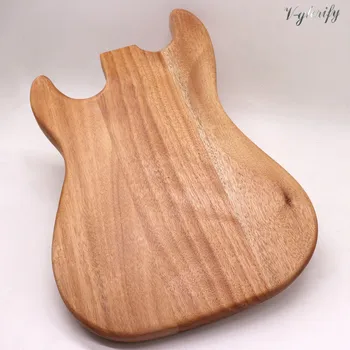 Sunku uodega ST elektrinė gitara kūno okoumé medienos kūno nebaigtų rankdarbių 