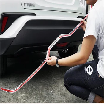 Galiniai baras apdaila Toyota CHR galinio buferio apdaila, ABS medžiagos ryškios juostelės C-HR-išorinės apdailos pakeitimo