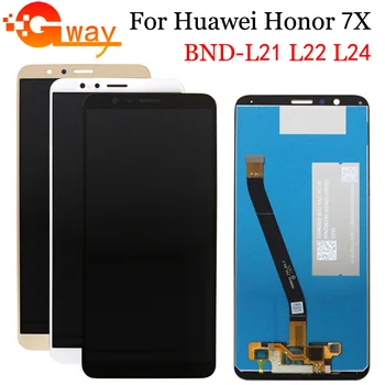 5.93 Už Huawei Honor 7X BND-L21 BND-L22 BND-L24 LCD Ekranas Mate SE Jutiklinis Ekranas skaitmeninis keitiklis Asamblėjos Rėmas Su nemokamais Įrankiais